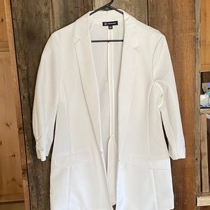 white INC blazer